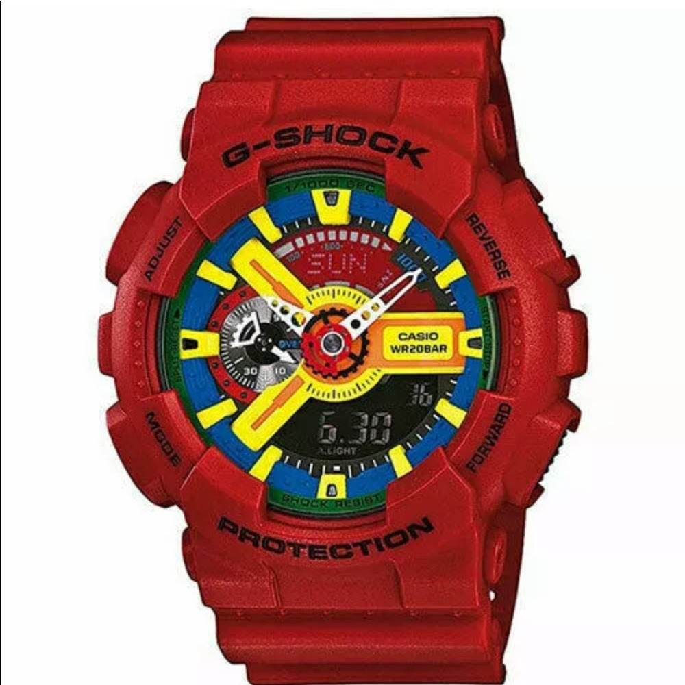 New Casio G-shock GA-110FC-1 Hyper Colors Rare
